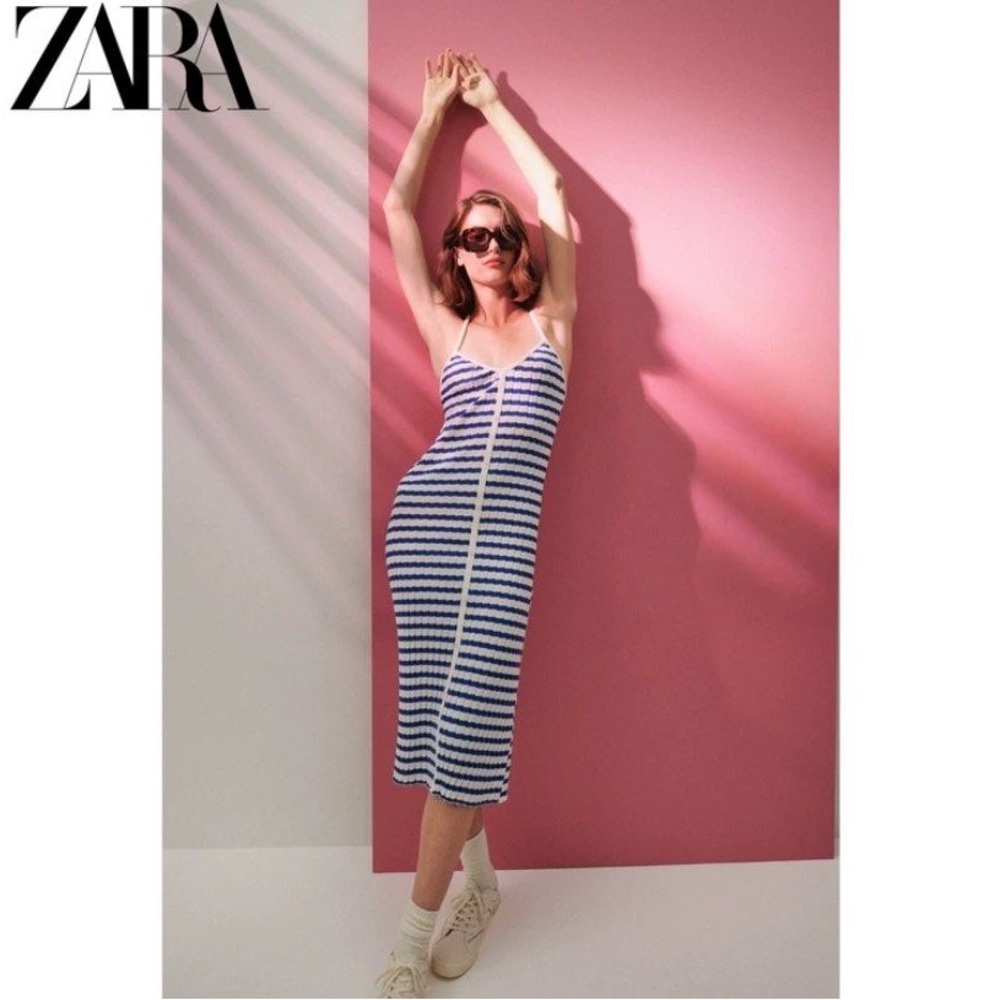 Zara Nautical Striped Dress